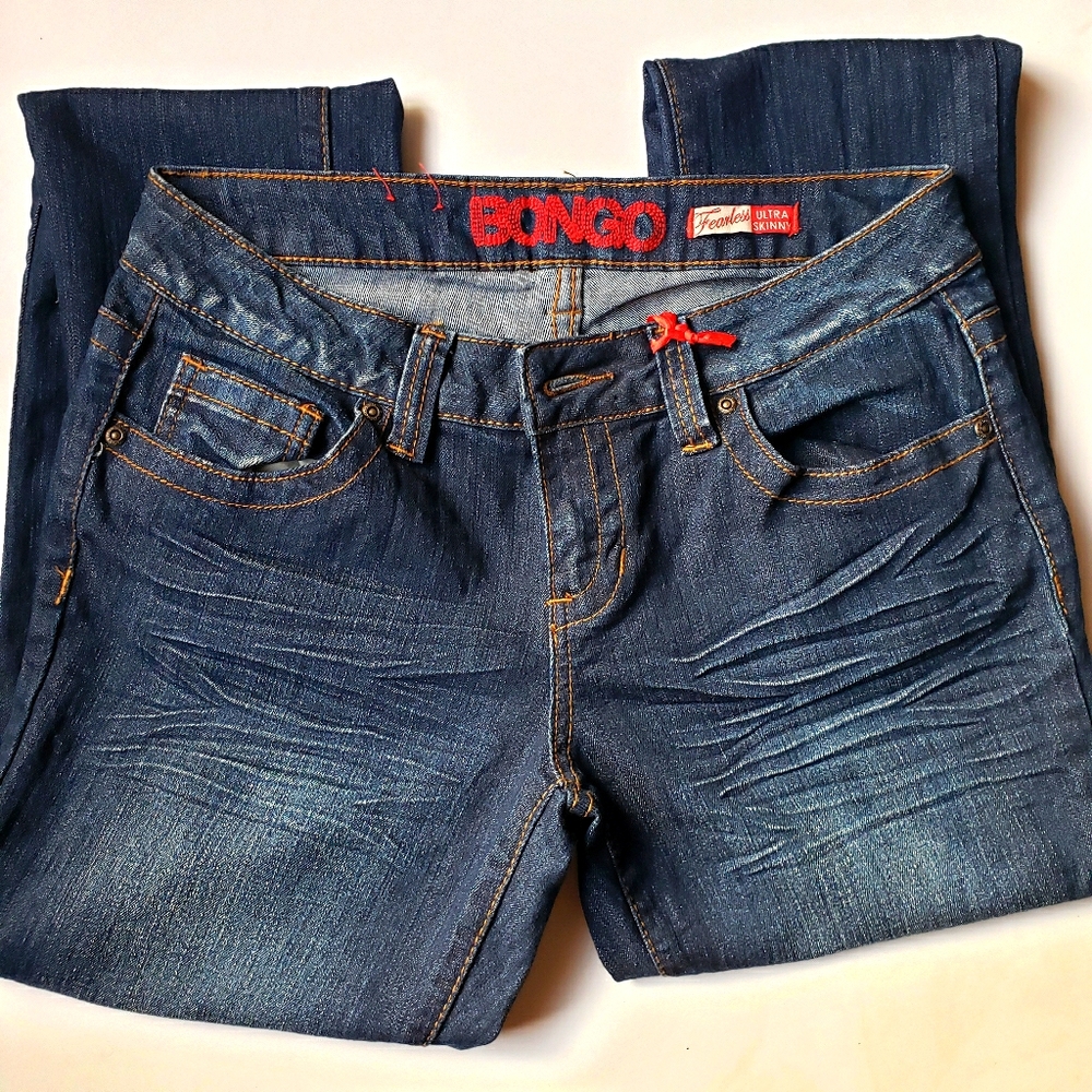 BONGO Denim Skinny Jeans Size 9 (Juniors) - Medium Wash